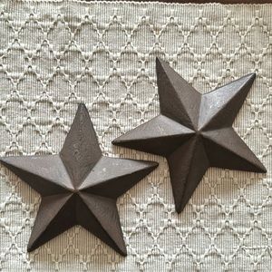 Metal Iron stars for wall hanging